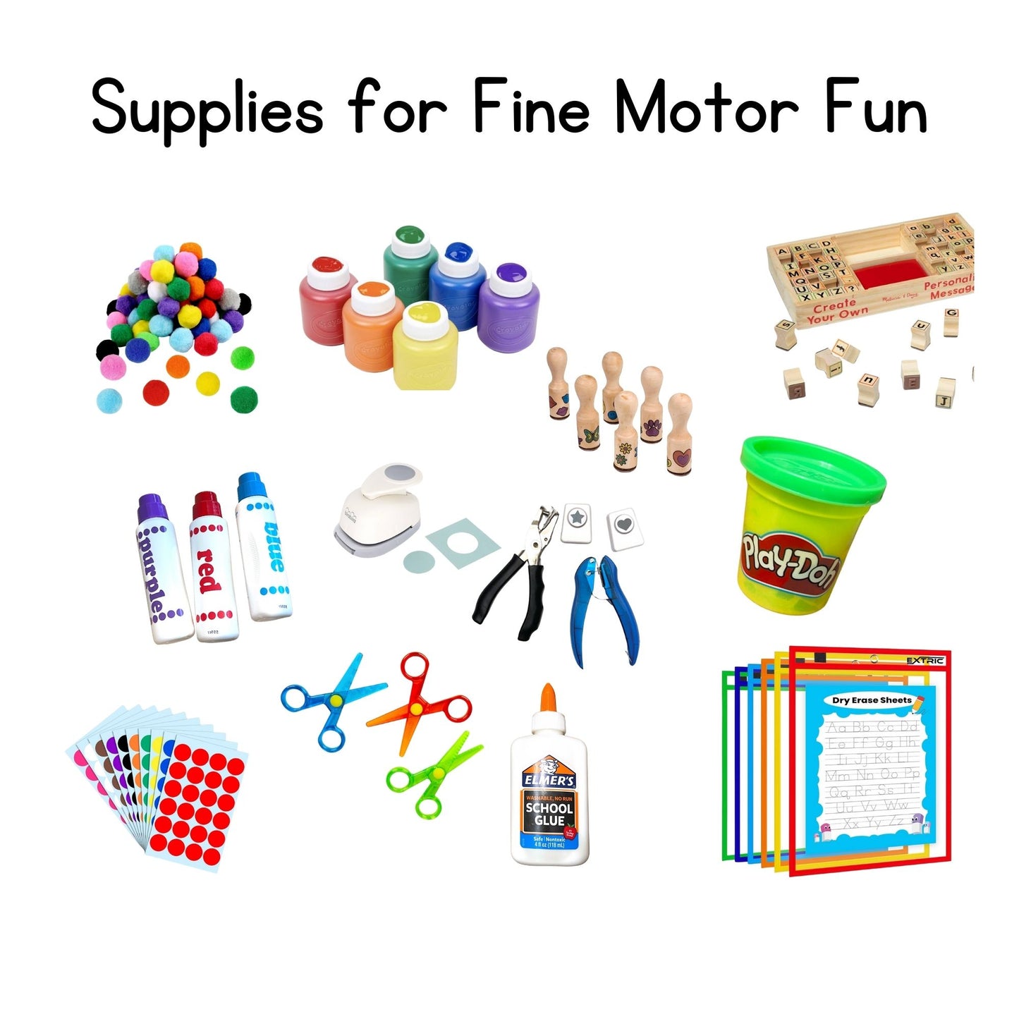 Halloween Dough A Dot Printables