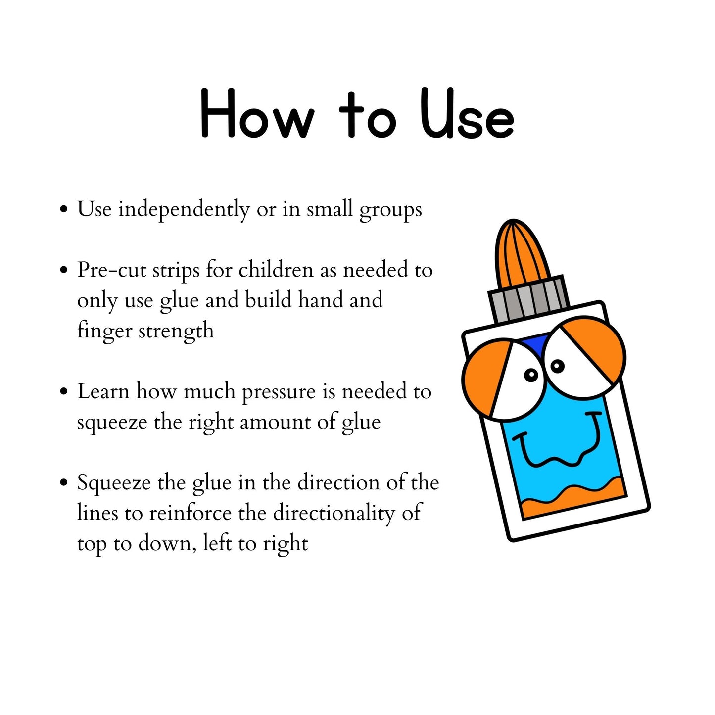 Winter Grip and Glue Worksheets