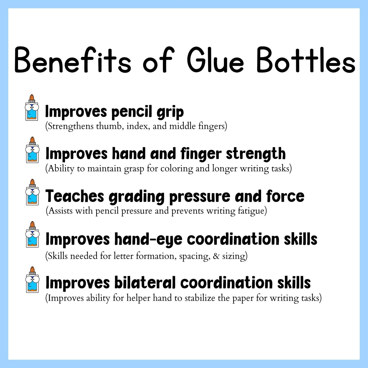 Winter Grip and Glue Worksheets