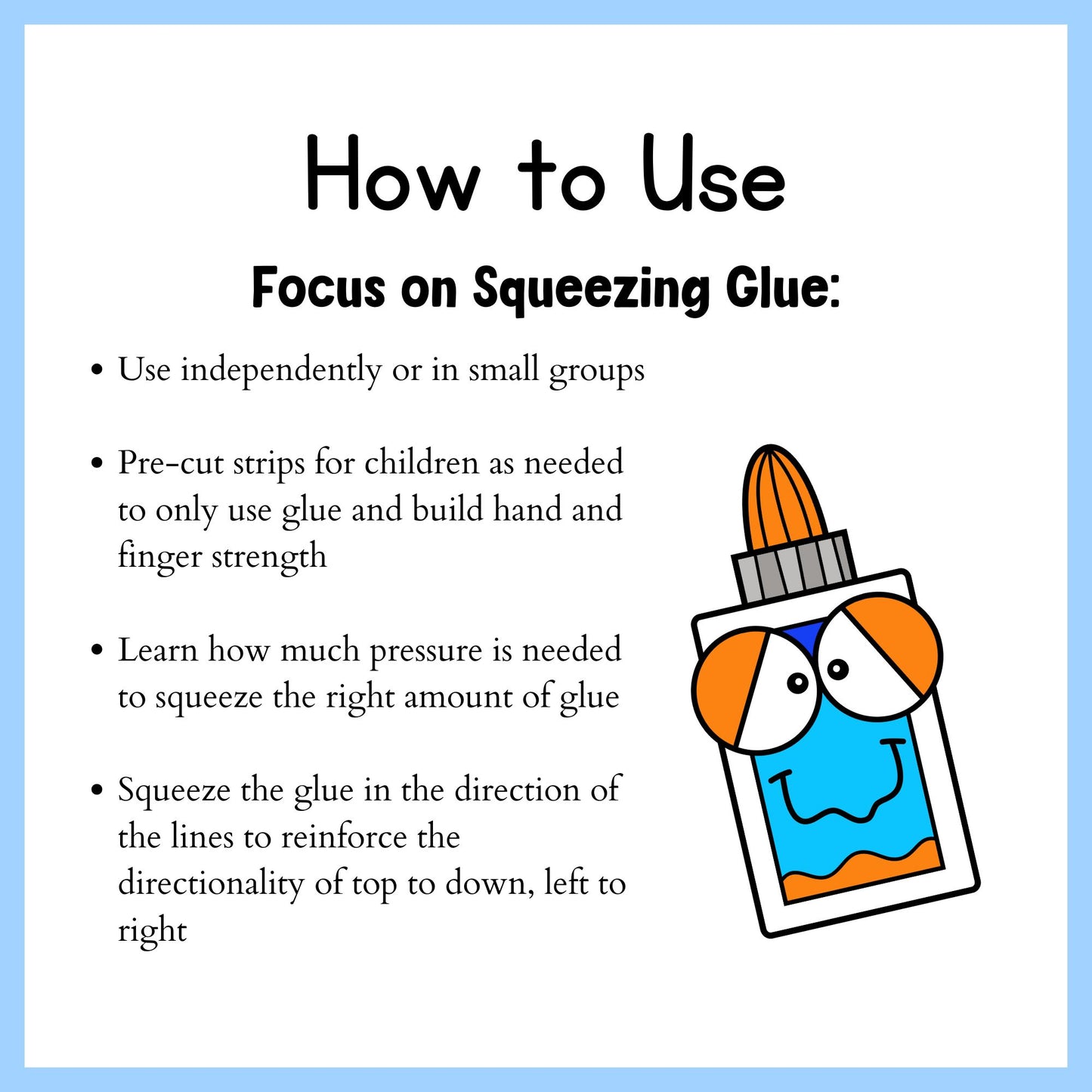 Winter Grip and Glue Worksheets