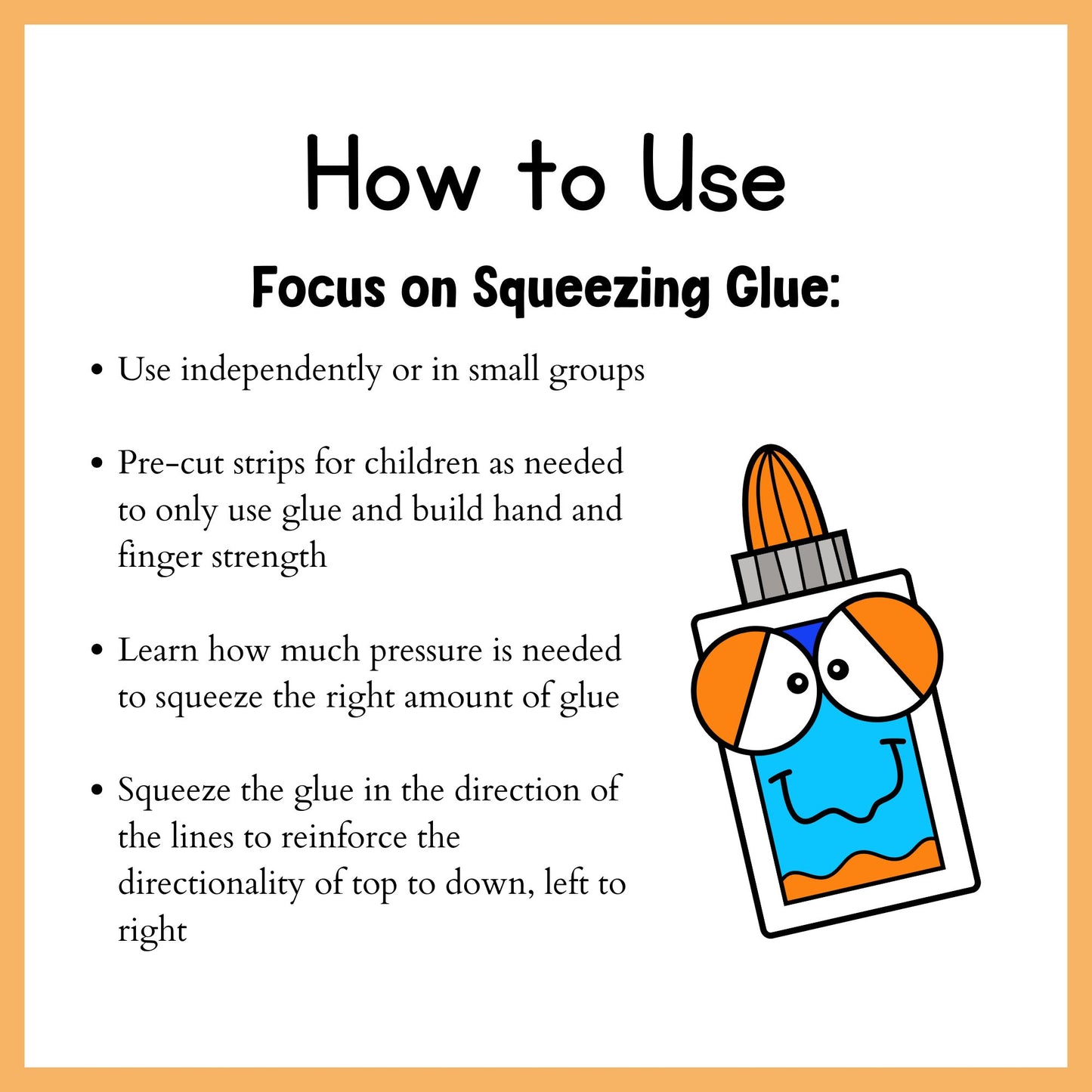 Fall Grip and Glue Worksheets