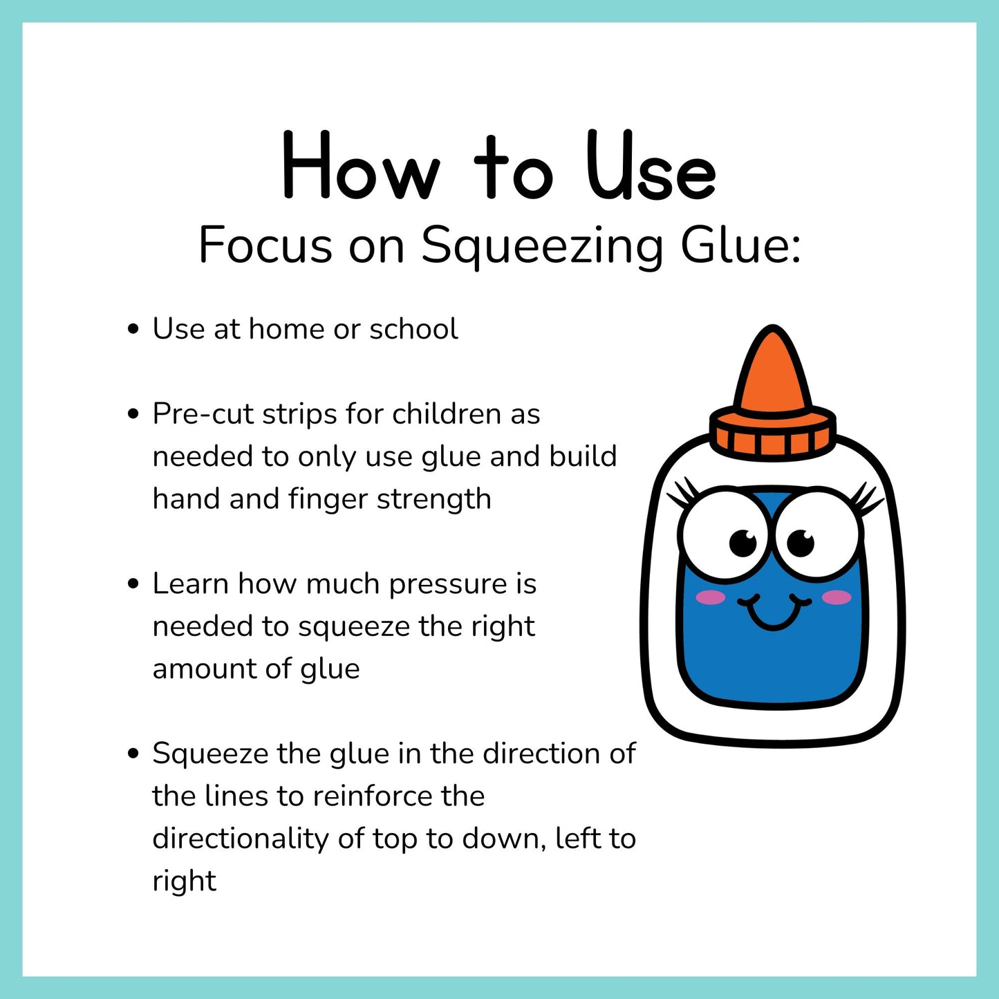 Ocean Animals Grip and Glue Worksheets