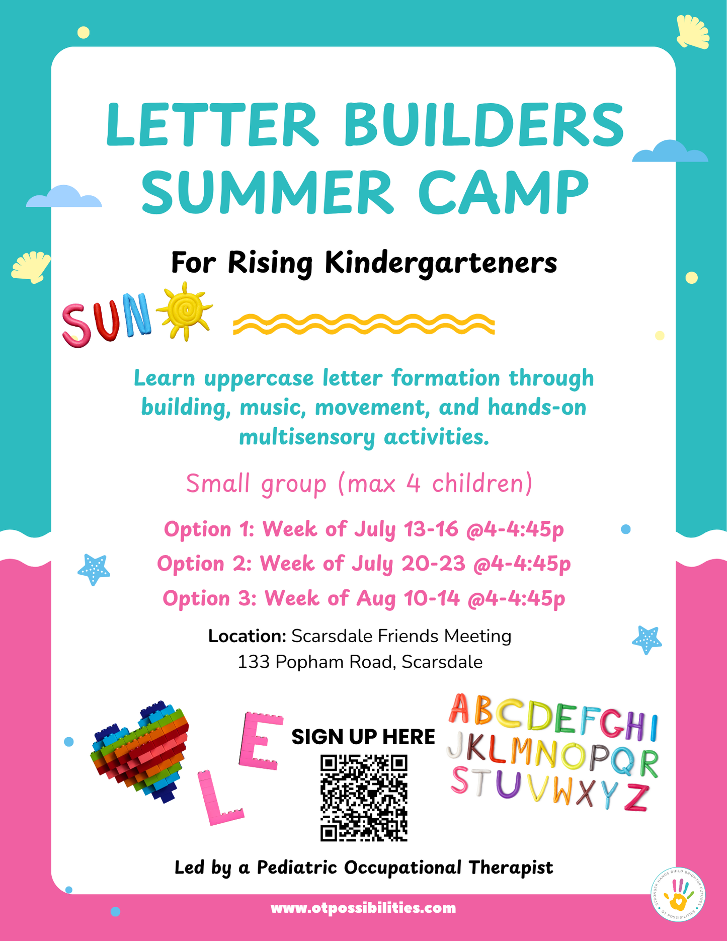 Letter Builders Summer Club Aug 10-14