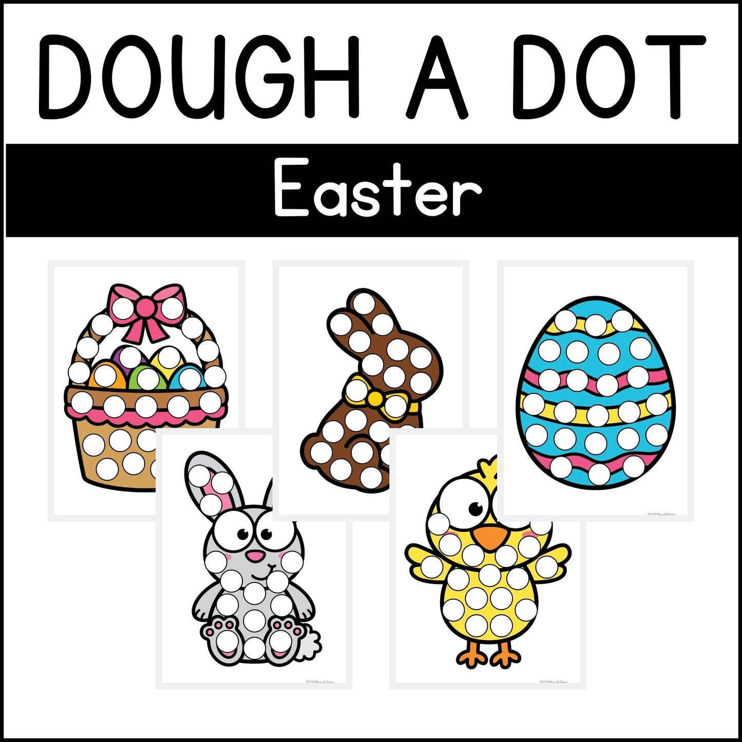 Easter Dough A Dot Printables
