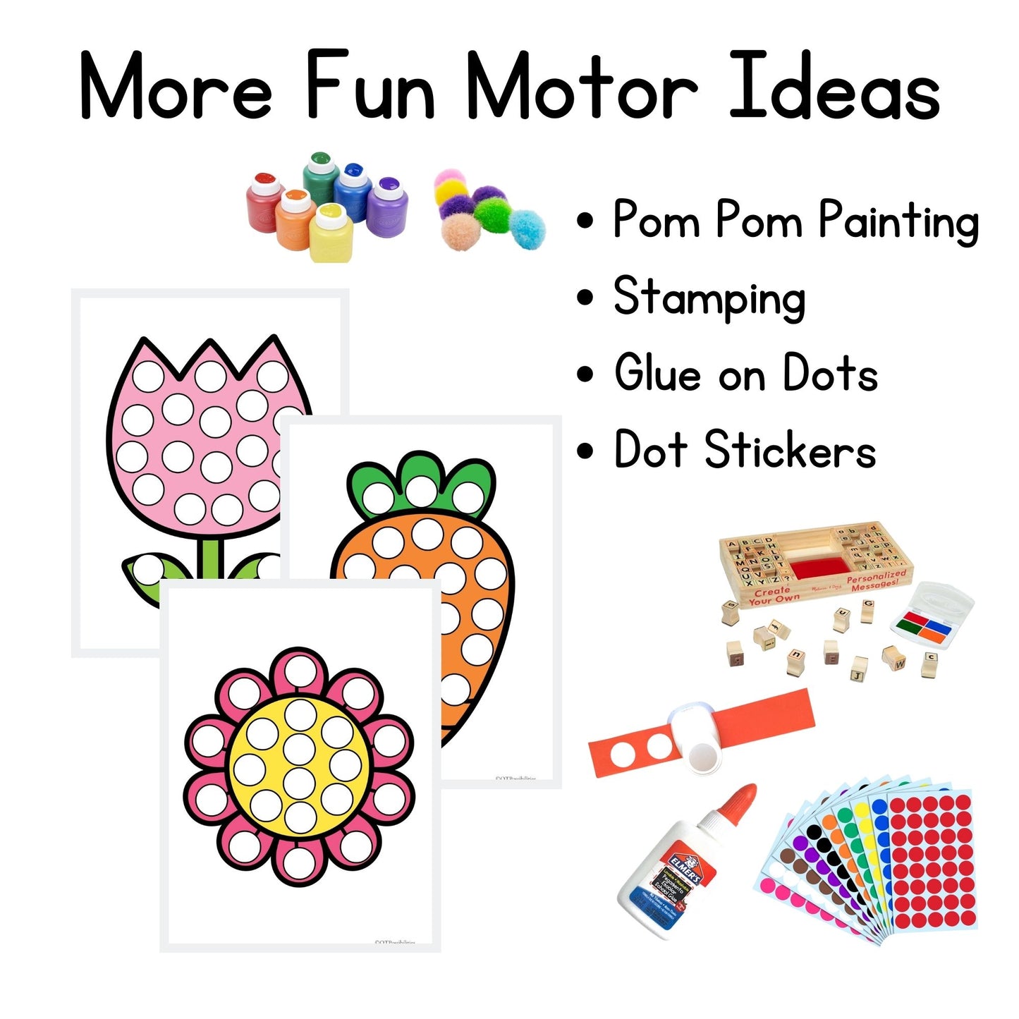 Easter Dough A Dot Printables