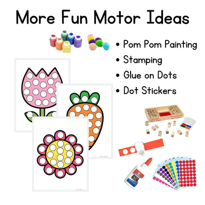 Easter Dough A Dot Printables