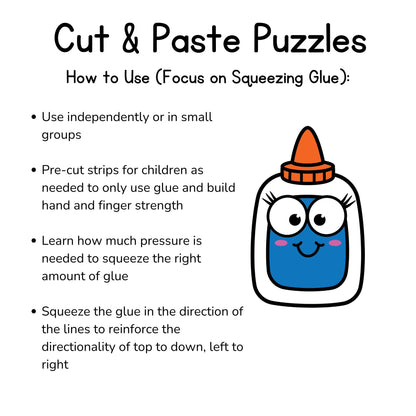 Alphabet Grip and Glue Worksheets