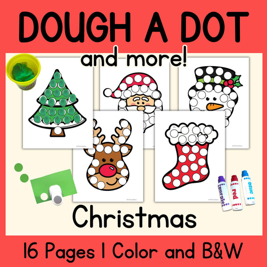 Christmas Dough A Dot Printables