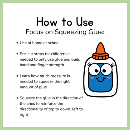 Dinosaur Grip and Glue Worksheets