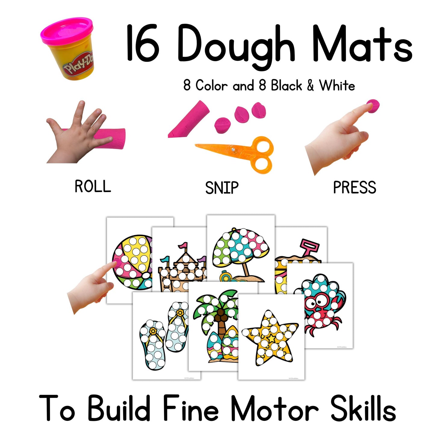 Summer Dough A Dot Printables