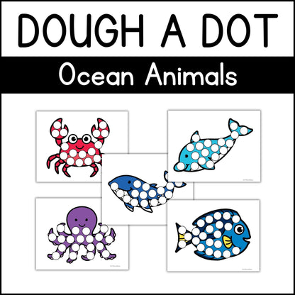 Ocean Animals Dough A Dot