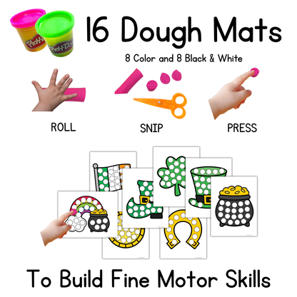 St Patricks Day Dough A Dot Printables