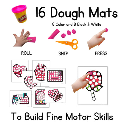 Valentines Dough A Dot Printables