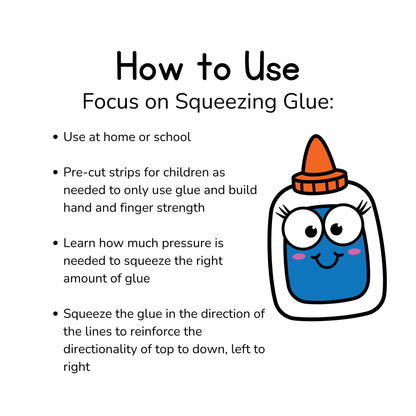 Spring Grip and Glue Worksheets