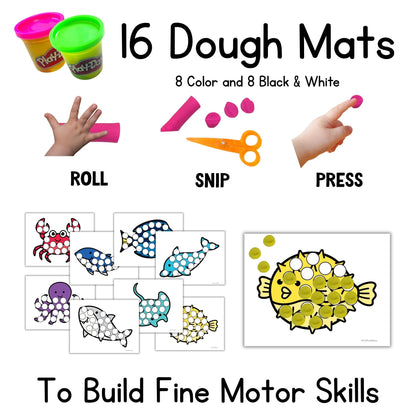 Ocean Animals Dough A Dot