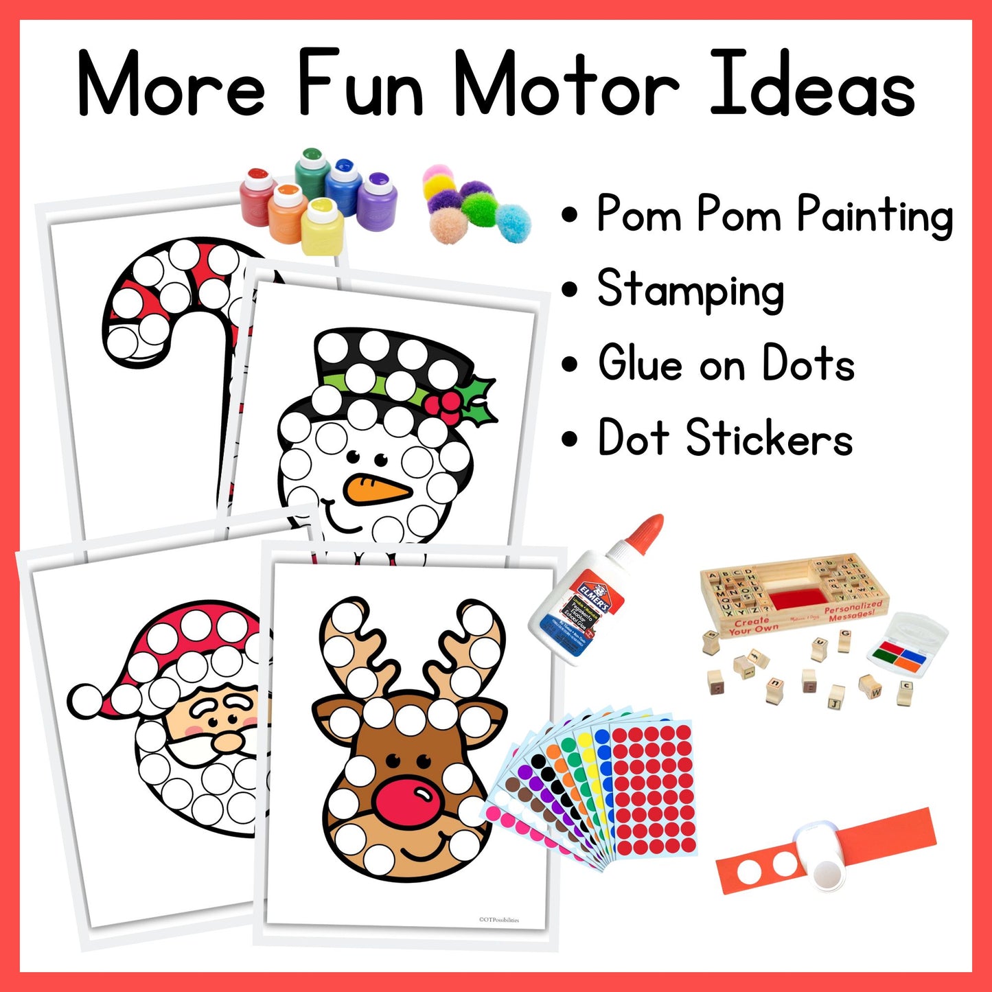 Christmas Dough A Dot Printables