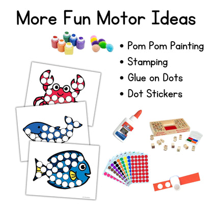 Ocean Animals Dough A Dot