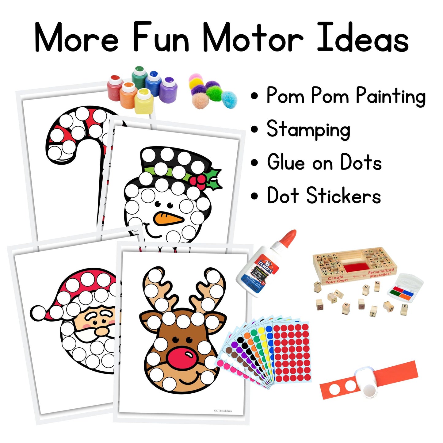 Christmas Dough A Dot Printables