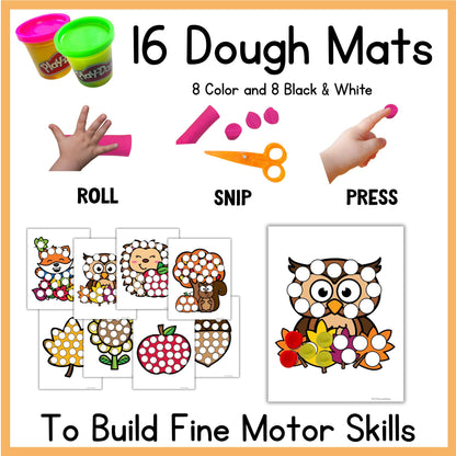 Fall Dough A Dot Printables
