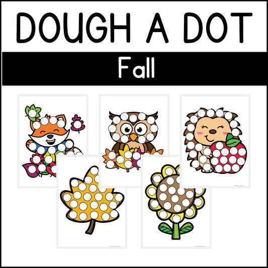 Fall Dough A Dot Printables