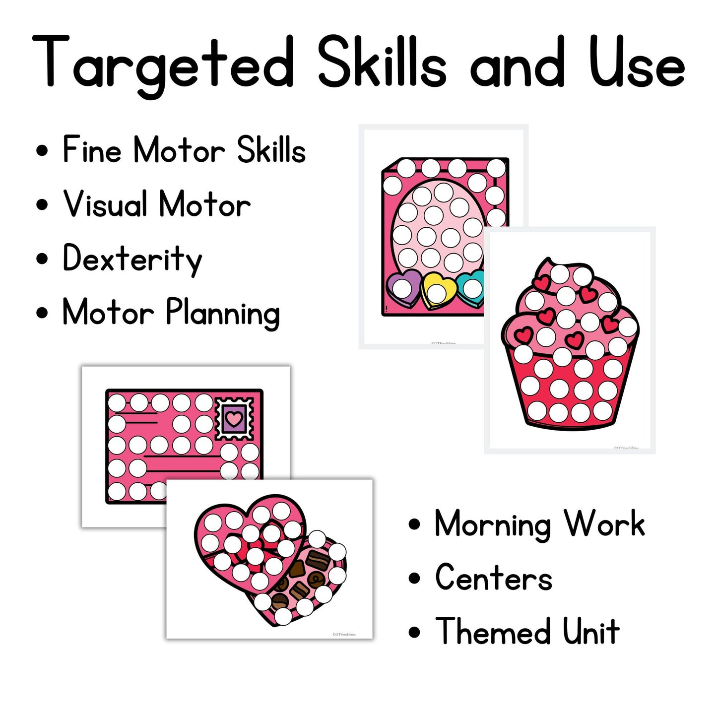 Valentines Dough A Dot Printables