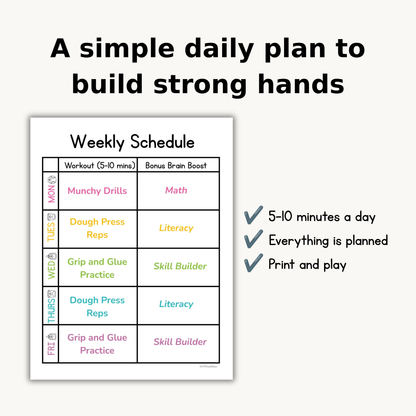 LITTLE HANDS WORKOUT CLUB - Home Program