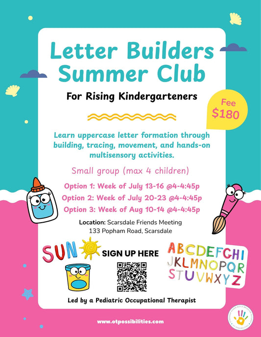 Letter Builders Summer Club July 13-16