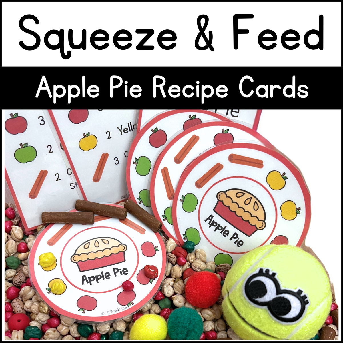 Apple Pie Recipe Cards