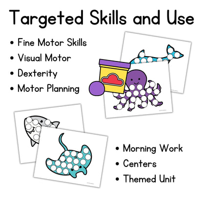 Ocean Animals Dough A Dot