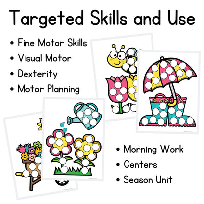 Spring Dough A Dot Printables