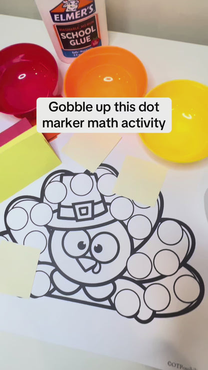 Thanksgiving Dough A Dot Printables