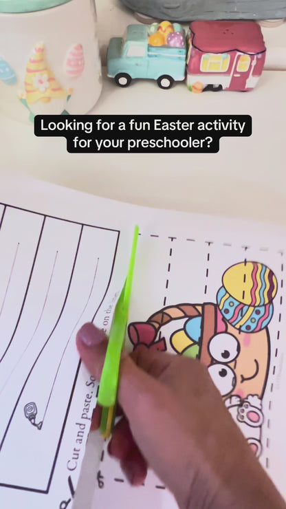 Easter Grip and Glue Worksheets